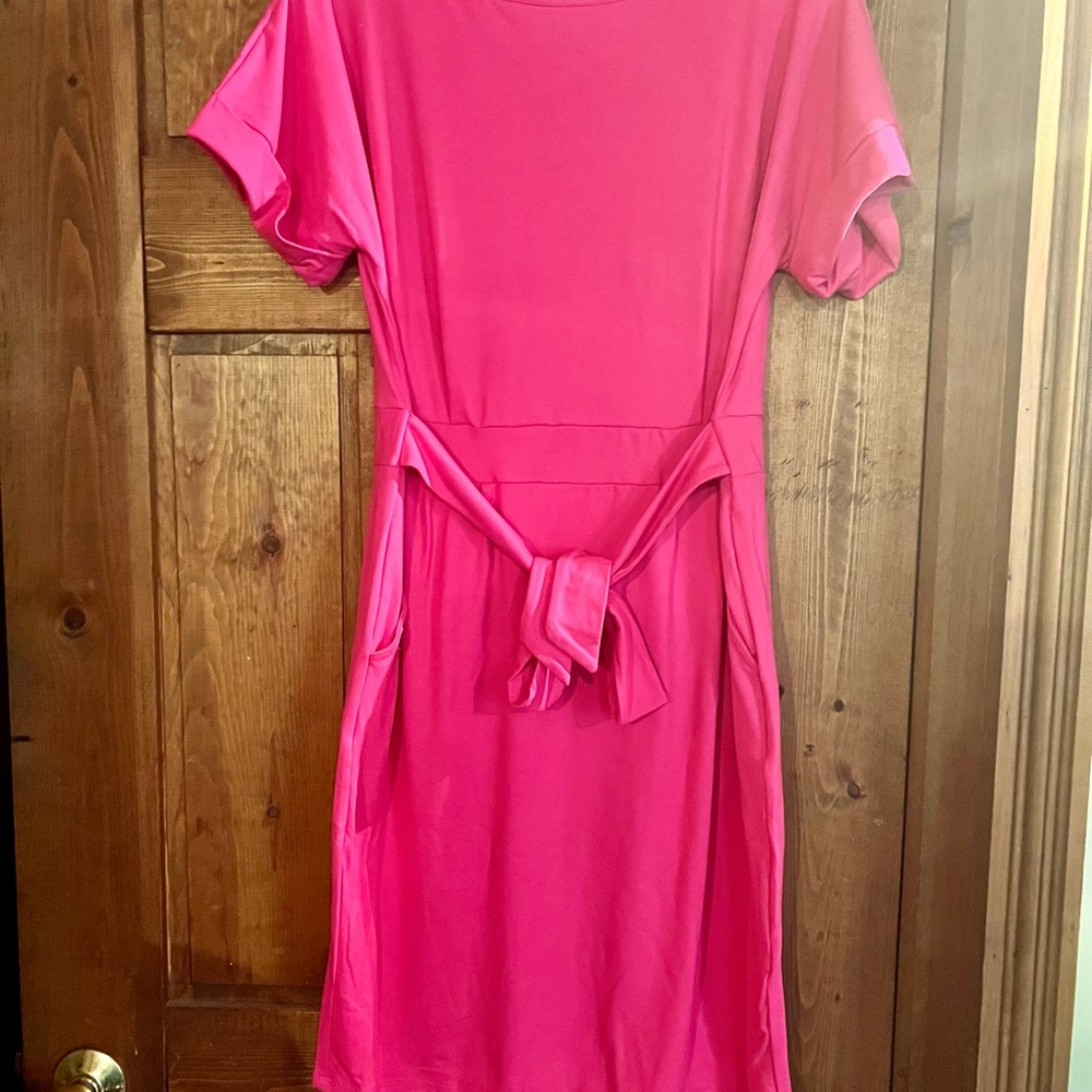 Zenana hot pink women’s dress NWT Size XLarge